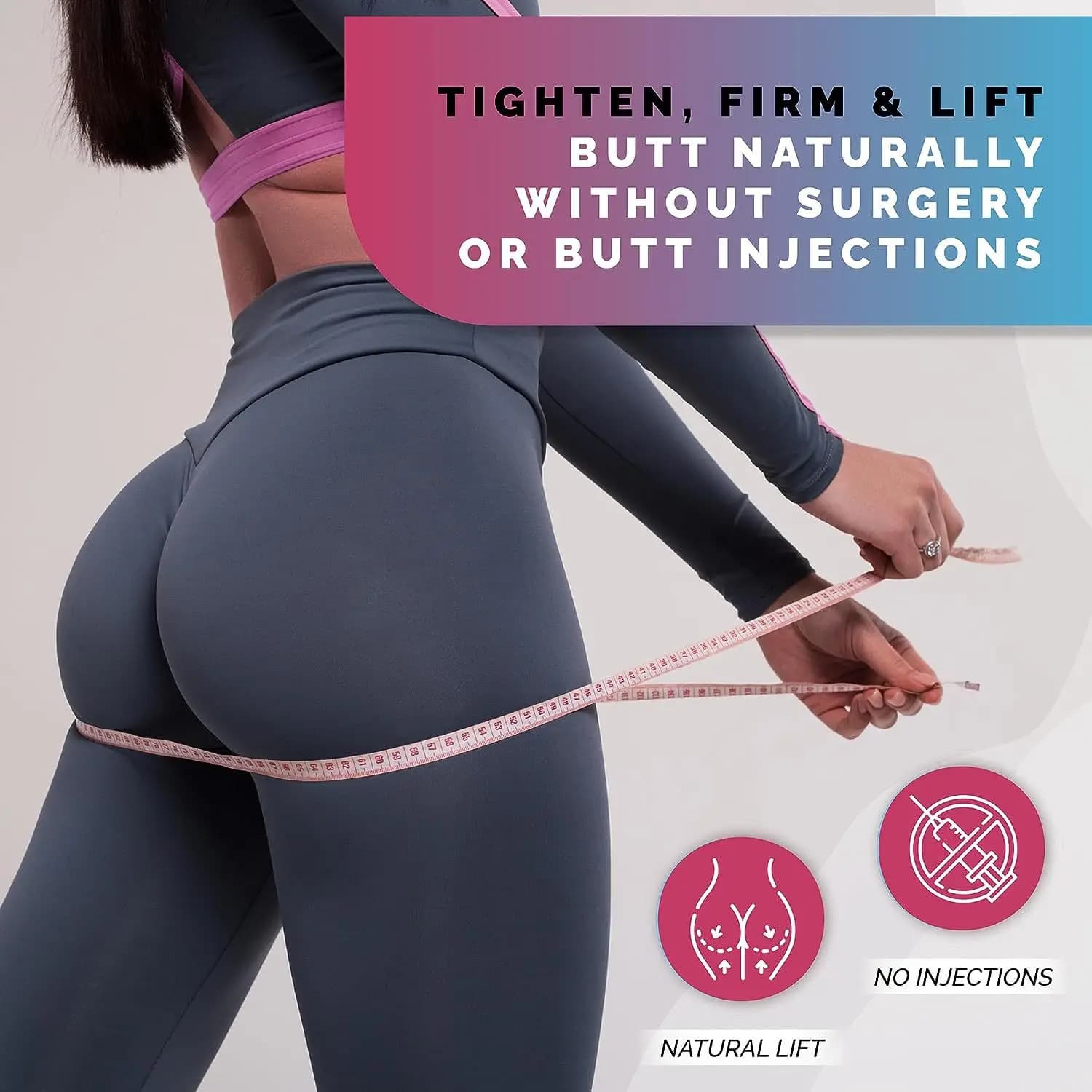 Vitamin tires for vitamin-rich buttocks integrate nutritional functions, promote collagen synthesis and shape full and firm buttocks.
