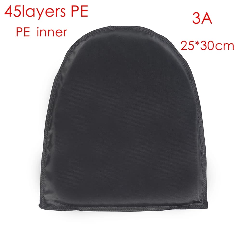 1pc Soft PE Hunting Part Protective Barrier Defensive Shield Body Sport Weight Plate Self-defense Security 10x12 Safety 3+A