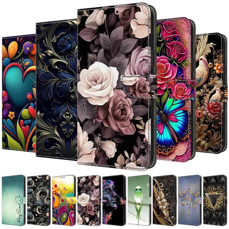 Custodia in pelle Flip per Xiomi Redmi Note 10 Pro Custodia a portafoglio per Funda Xiaomi Redmi Note 10 9 8 7 6 Pro 10S 9S 8T Cover per telefono Coque