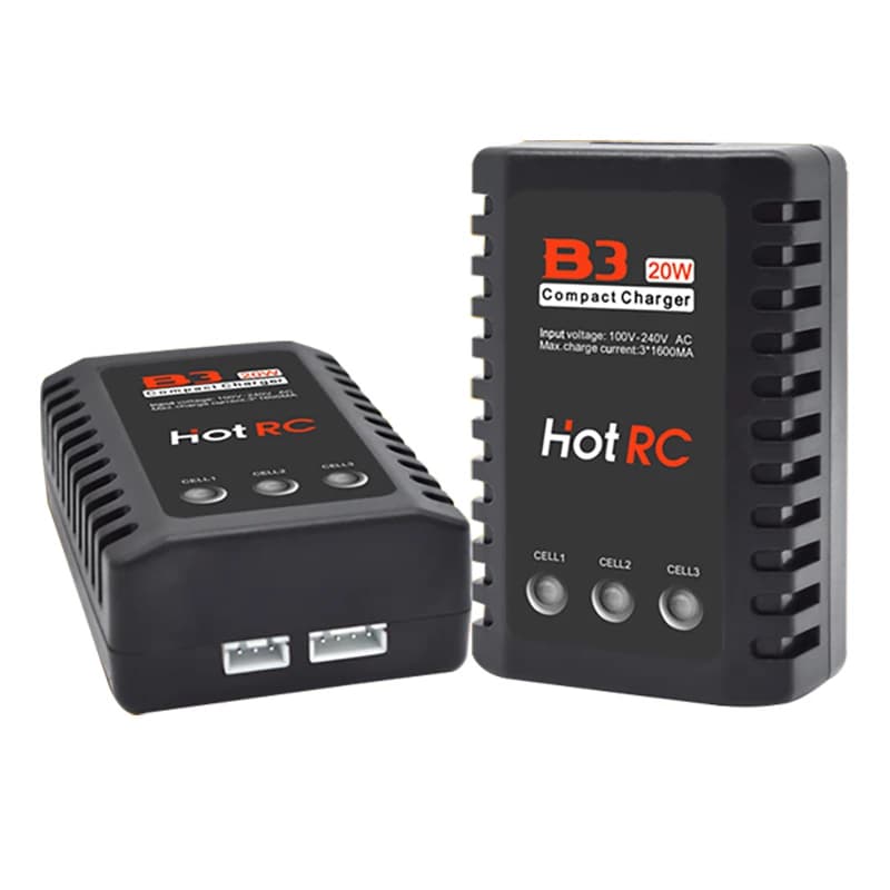 5PCS HOTRC IMAX B3 20W 1.6A Batteria Compact Balance Caricatore Elettrico RC Drone Elicottero Quadcopter 2S 3S 7.4V 11.1V Elettrico A