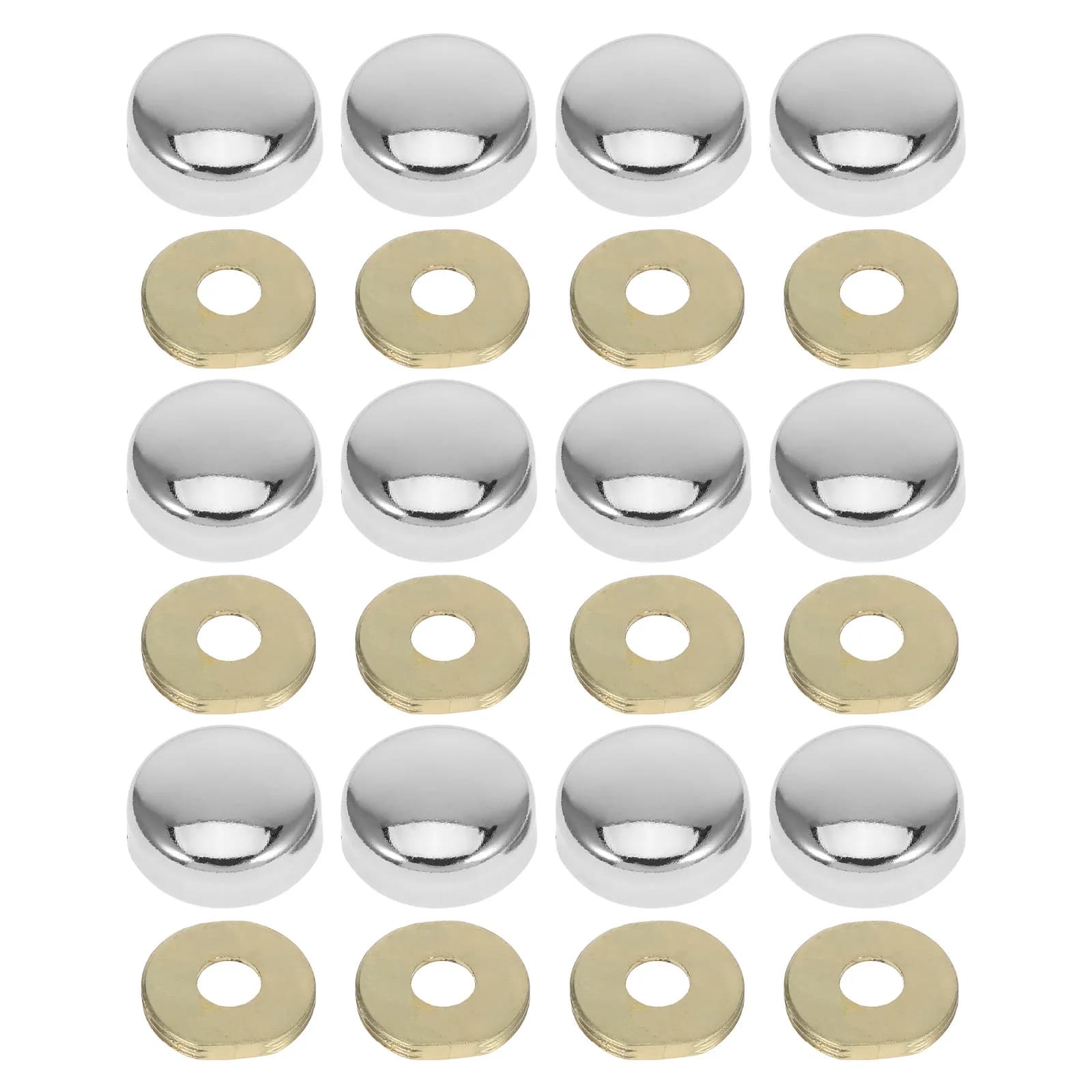 1Set Washer Included Bolt Cap Decorative Screw Cover for Furniture Assembly Smooth Screws Concealment Modern Design Caps