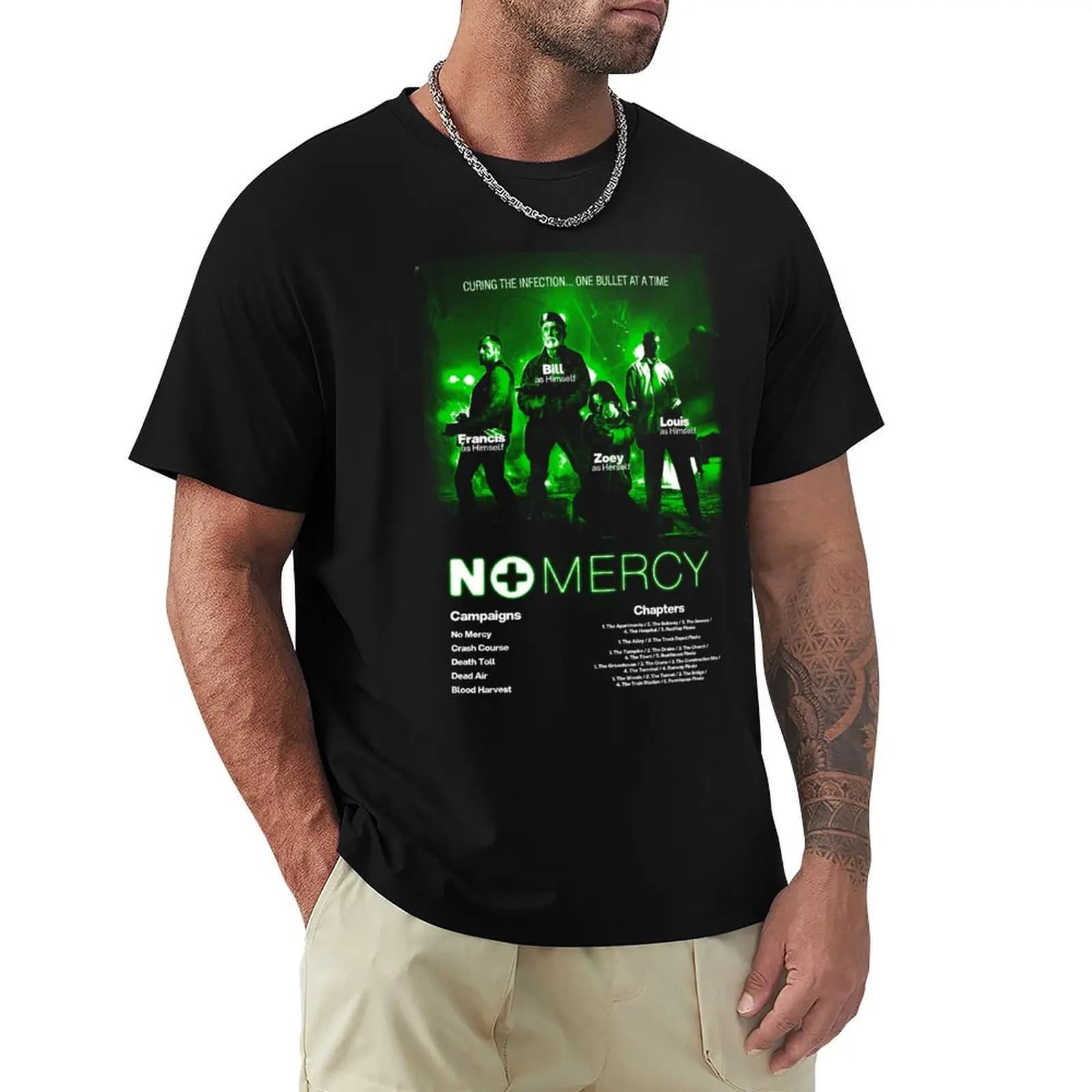 LEFT 4 DEAD v2 T-Shirt funnys baggy shirts graphic t shirt vintage big and tall t shirts for men