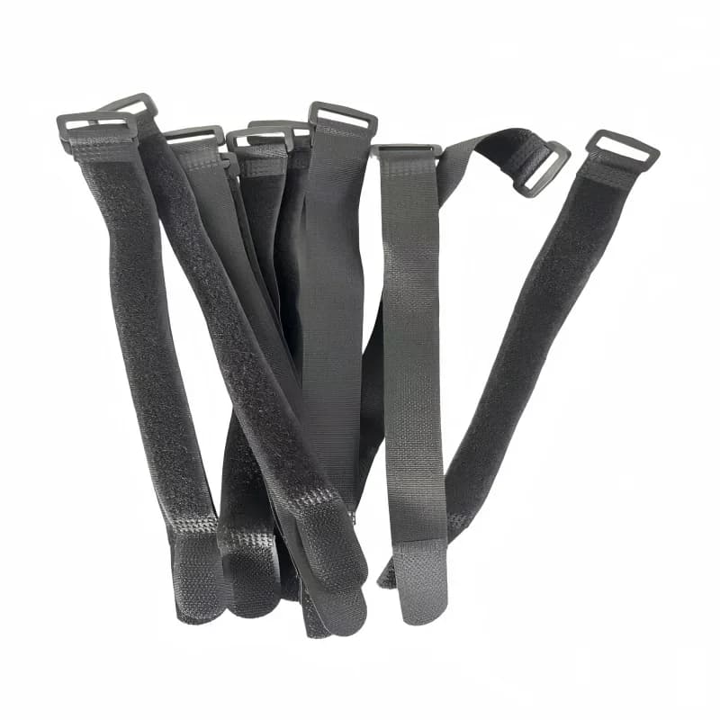 Fascette per cavi in nylon velcro da 25 cm, cinghie di rilegatura regolabili, cinghie con fibbia inversa, fascette fisse, manufatti per la gestione dei cavi