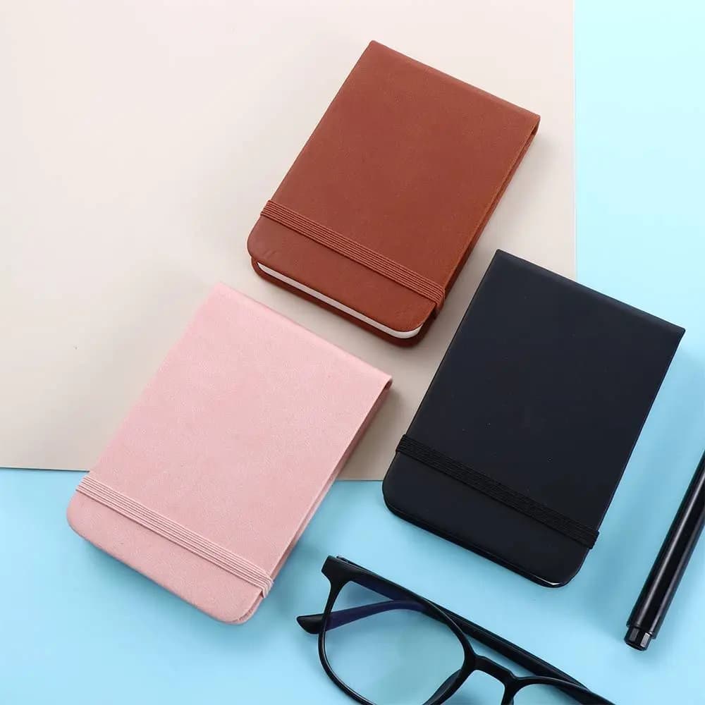 Agenda Settimanale e Giornaliera per Ufficio, 96 Fogli, Mini Taccuino Tascabile, Quaderno A7