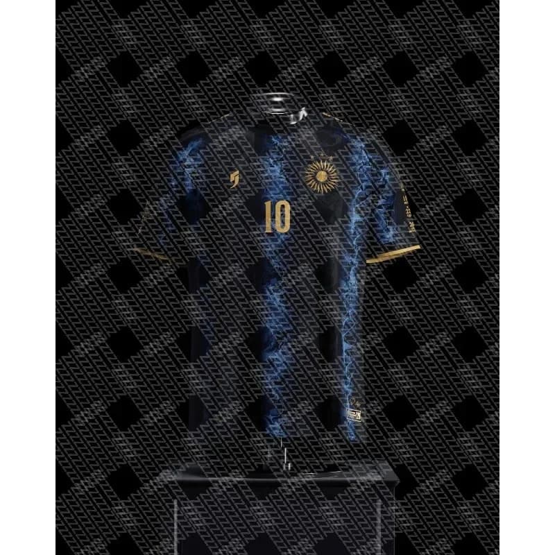2026 Summer La Pulga Messi Mens Training Soccer Short Sleeve The Argentinian #10 Breathable Quick-drying Uniform Football Jersey