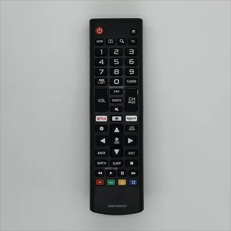 TELECAMOLLO REMOTO ABS AKB di ALTA QUALITÀ 75095307 PER LG SMART TV 433MHZ 2015 2016 2017 2018 2019 2020 2021 2022 2023