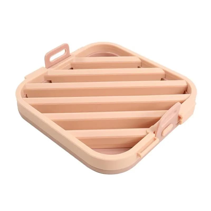WORTHOWN - Padella Multifunzione per Friggitrice ad Aria con Controllo Olio, Accessori da Cucina per Cottura, Griglia in Silicone per Barbecue