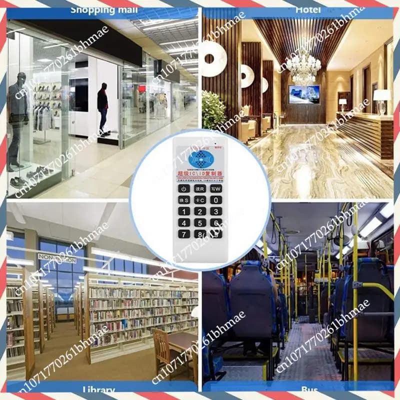 -A21Z Lettore e scrittore di schede IC RFID NFC + Portachiavi 5XUID Duplicatore 125Khz-13.56MHZ Lettore di smart card RFID Duplicatore ID IC