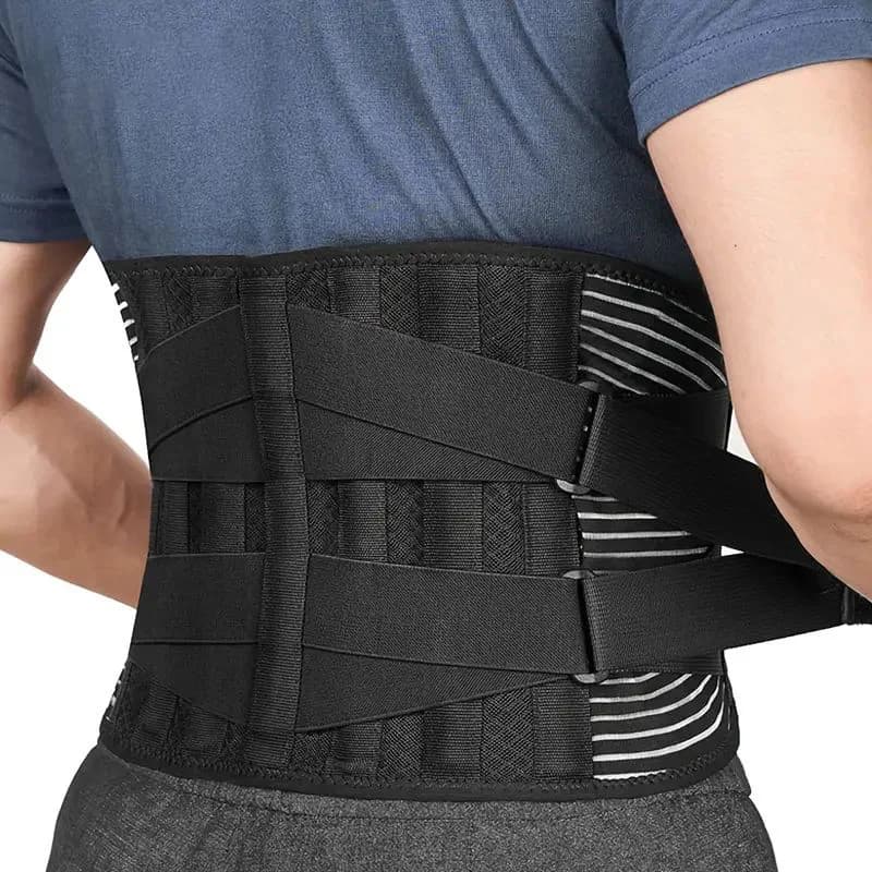 Adjustable Lumbar Belt with Back Support, Breathable Bearing for Sports Training and New Assistance