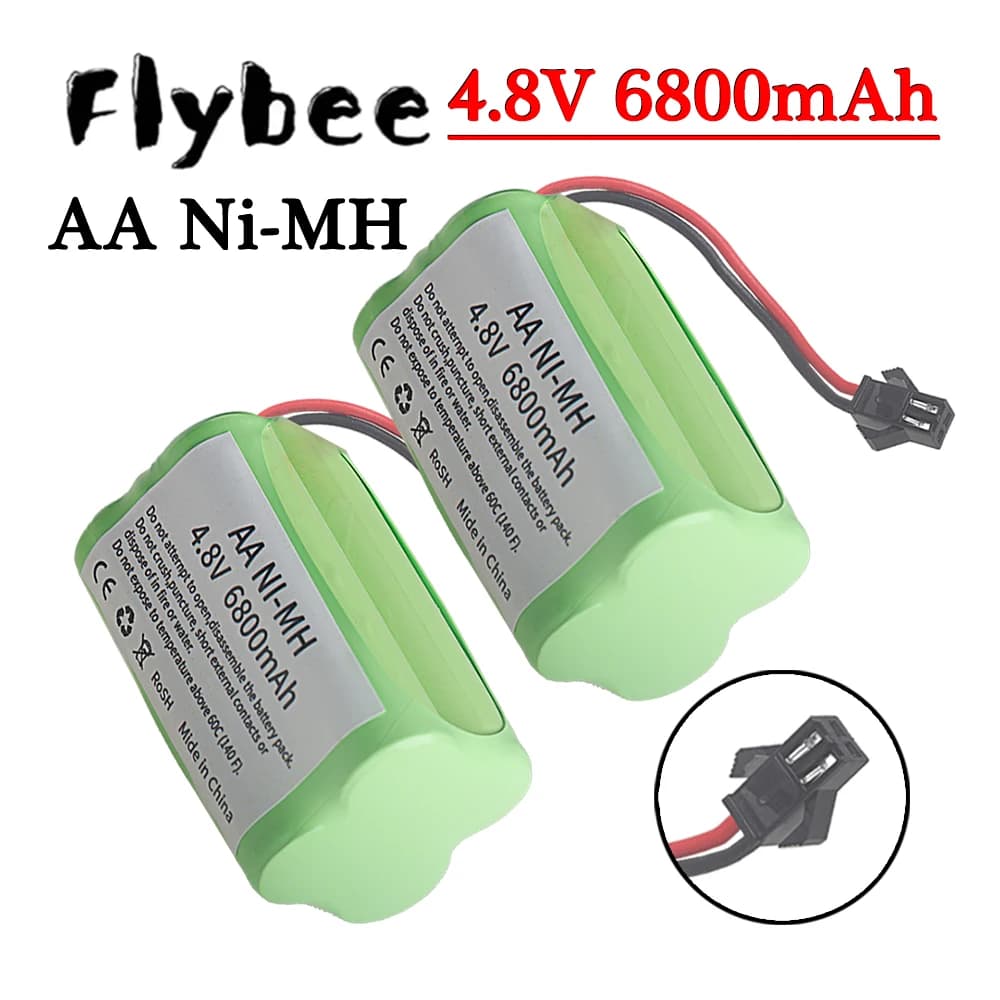 NI-MH 6800mAh 4.8V 4 * AA Batteria Per Rc giocattoli Auto Camion Serbatoi Robot Barche Strumenti Parti NiMH 4.8 v Batteria Ricaricabile