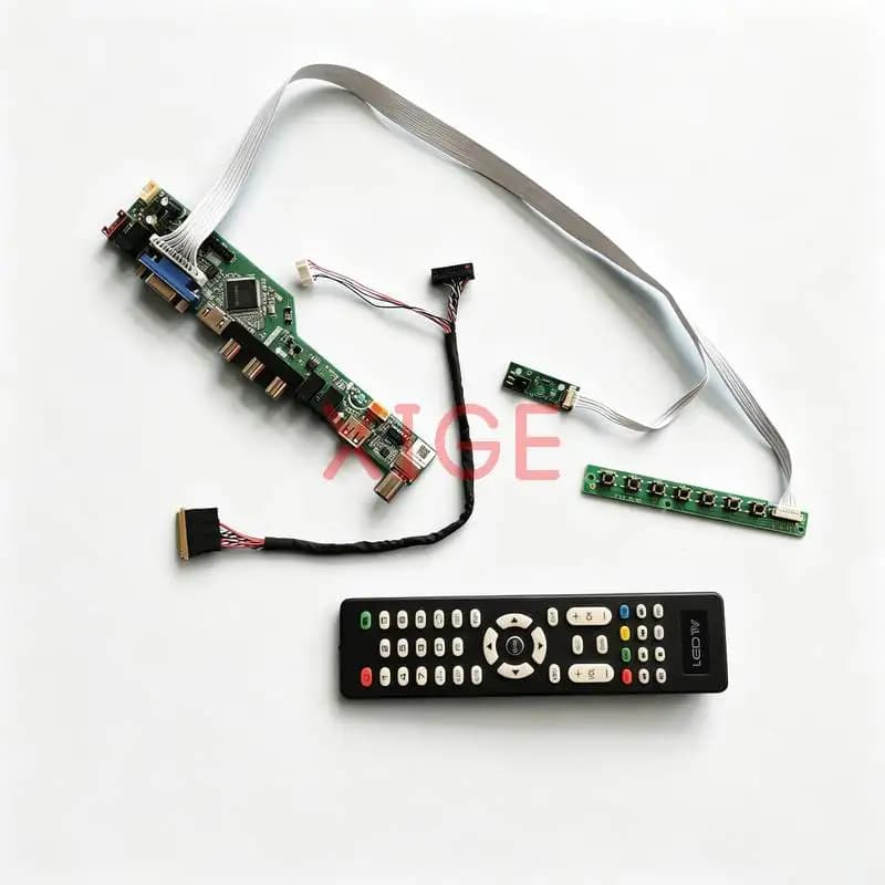 For LTN101NT07 LTN101NT05 LTN101NT08 LTN101NT06 Drive Board Kit DIY USB+AV+VGA+HDMI 1024*600 LVDS-40 Pin Laptop Display 1024x600