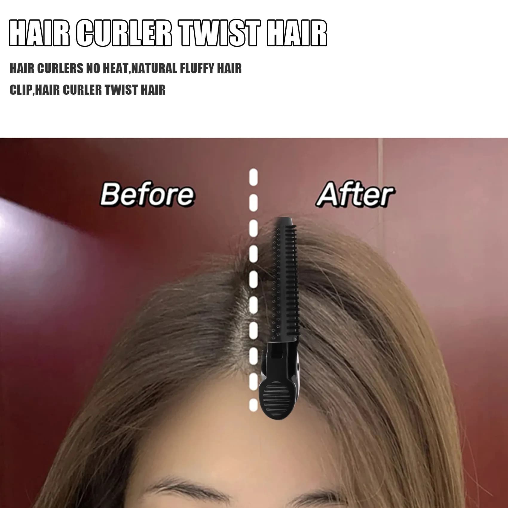 A44Z-12 pieces clip for hair root volume clip for natural hair to sleep without heat curler for hair twist styling tools for hair care