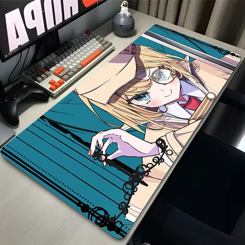 Popular Anime Mouse Pad Gaming Accessories Hololive Watson Amelia kawaii Keyboard Mat E-sports Players Desk Mat Gamers Mousepad