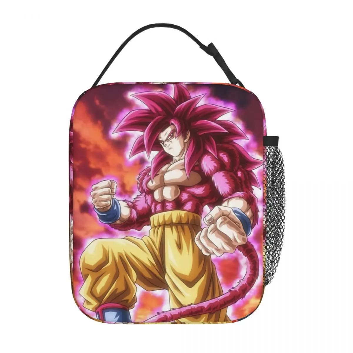DBZ Red Goku Monkey Insulated Lunch Bag Thermal Bag Lunch Container Leakproof Lunch Box Tote Food Storage Bags Office Picnic
