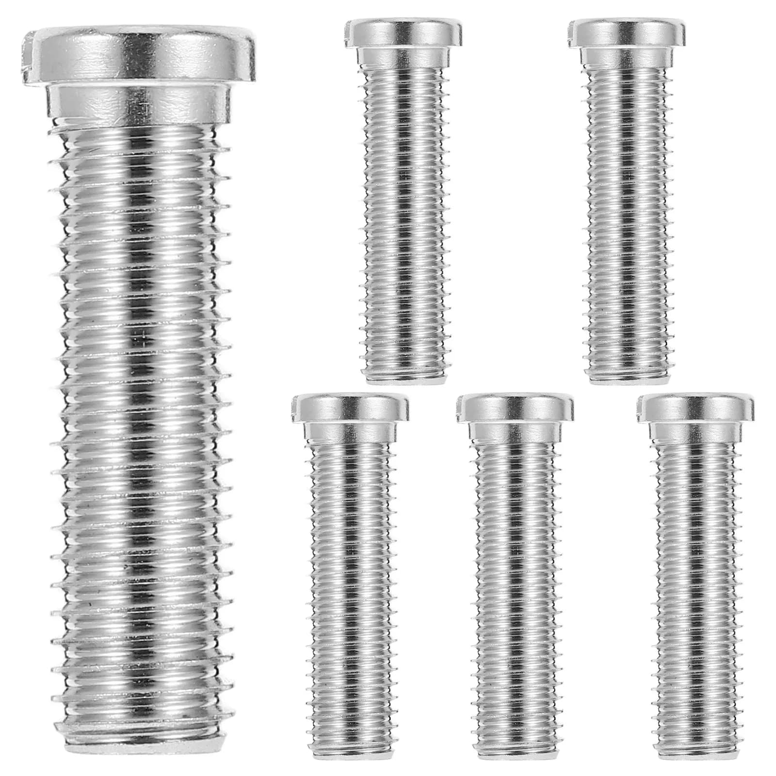 6 Pezzi Viti per Filtro Lavello Cucina in Acciaio Inossidabile, Connettori Filettati per Cestello Filtrante, Bullone di Scarico per Lavabo 45mm