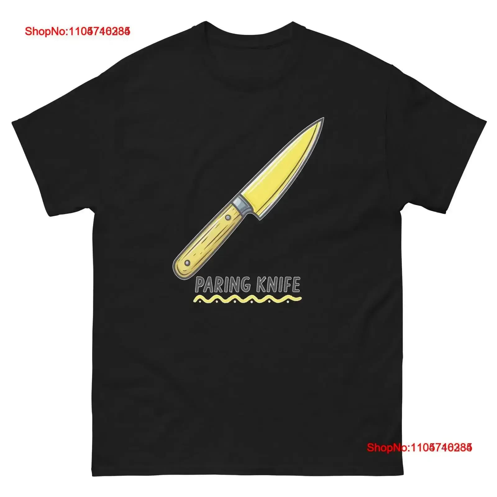 Paring Knife Kitchen Home Cooking Culinary Utensil T Shirt vintage Washed Versatile designer clothes graphic vintage Washed
