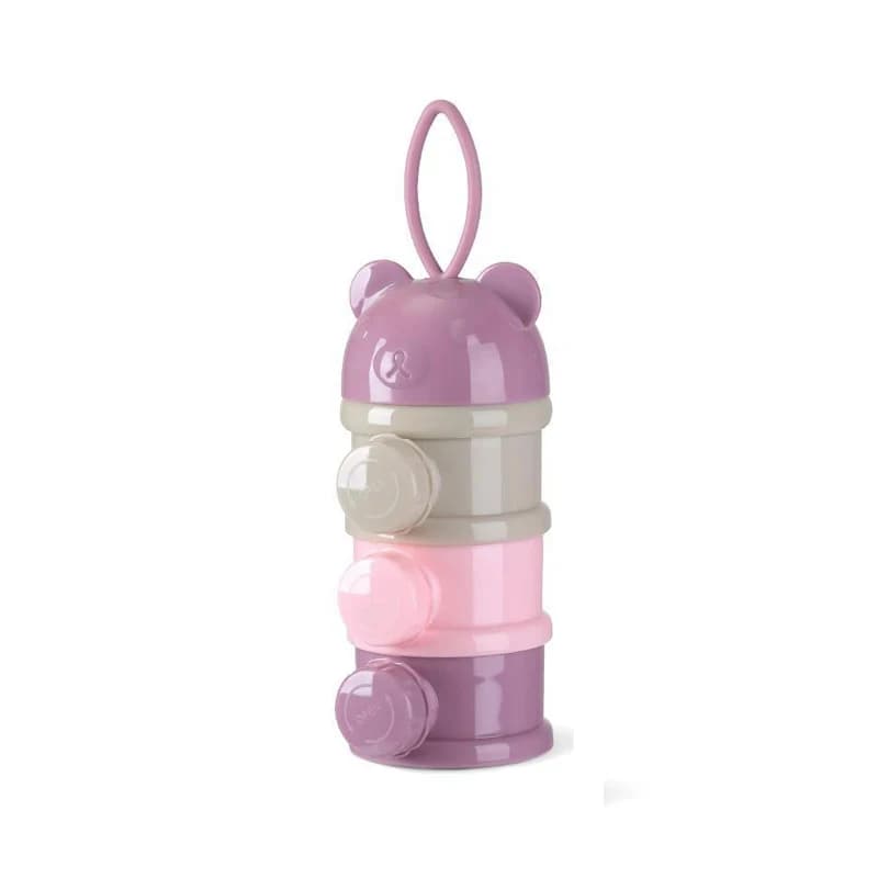 Dispenser per Latte in Polvere a 4 Livelli, Contenitore Portatile a Prova di Perdite per Viaggi, per Latte in Polvere, Snack per Neonati e Alimenti per Bambini