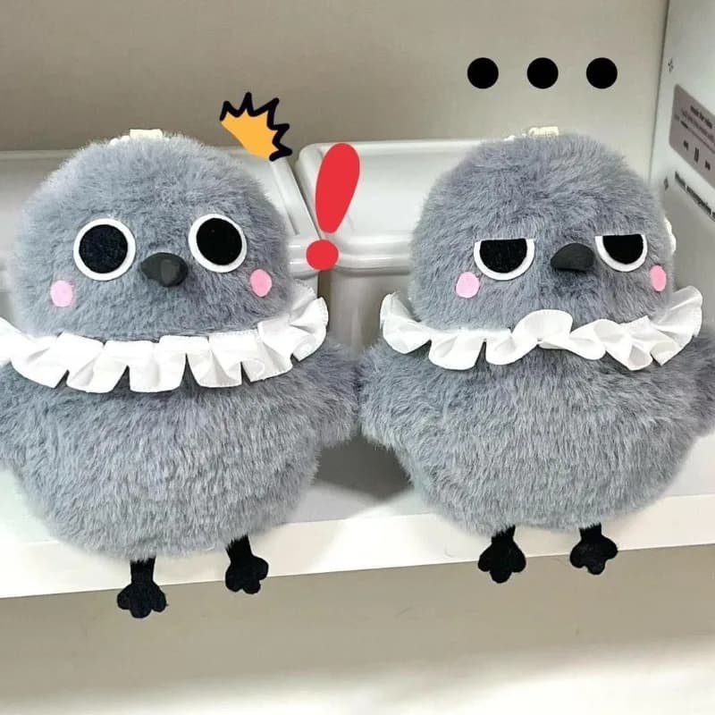 Gioco Anime Amore e spazio profondo Sylus Kawaii Animale Corvo Cosplay Bambola di cotone Q Portachiavi Collezione di fan Peluche Figure giocattolo Regalo
