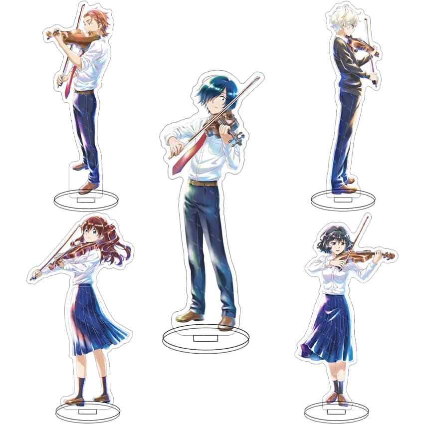 16CM Anime Blue Orchestra Ritsuko Akine Hajime Aono Haru Kozakura Nao Saeki Acrylic Stand Figure Cos Ornaments Gifts