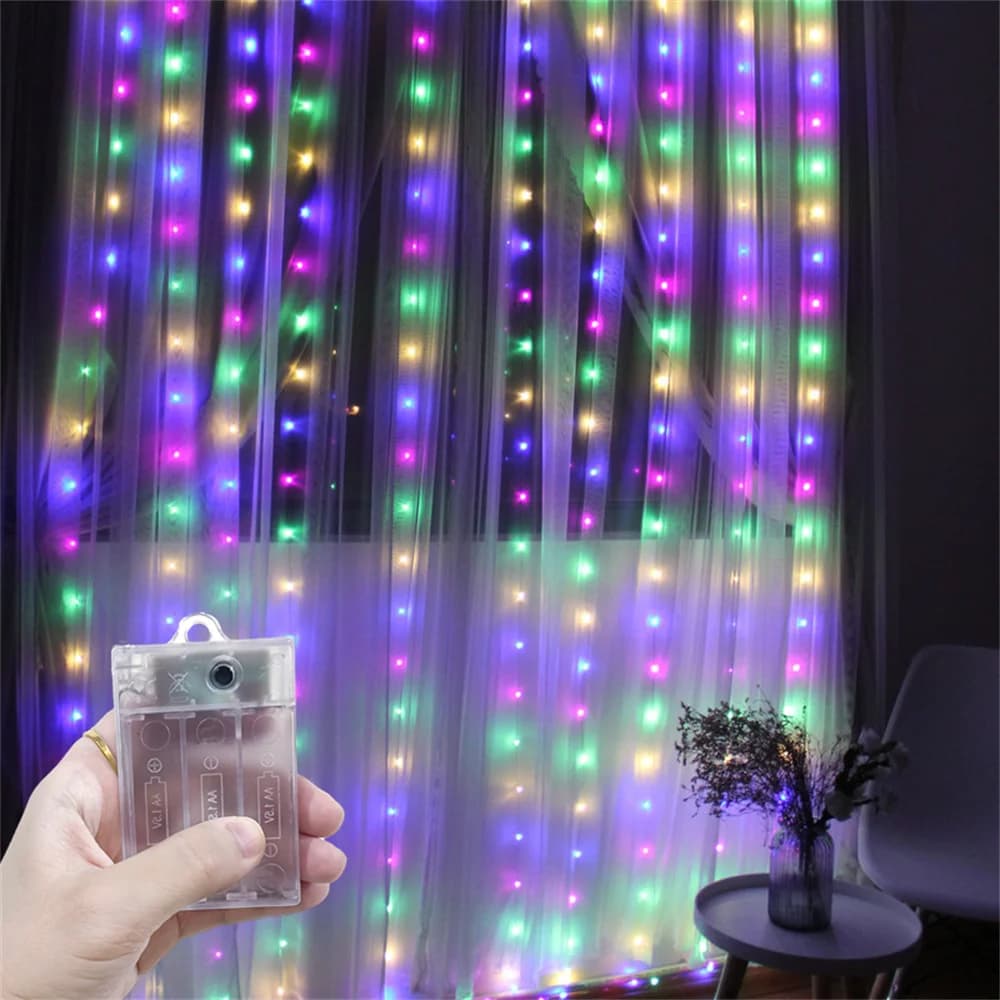 Batteria per Luci a Festone a 8 Modalità, Luci LED per Matrimoni, Feste, Giardino, Luci Fatate, Illuminazione per Casa e Stanza, Decorazioni Natalizie