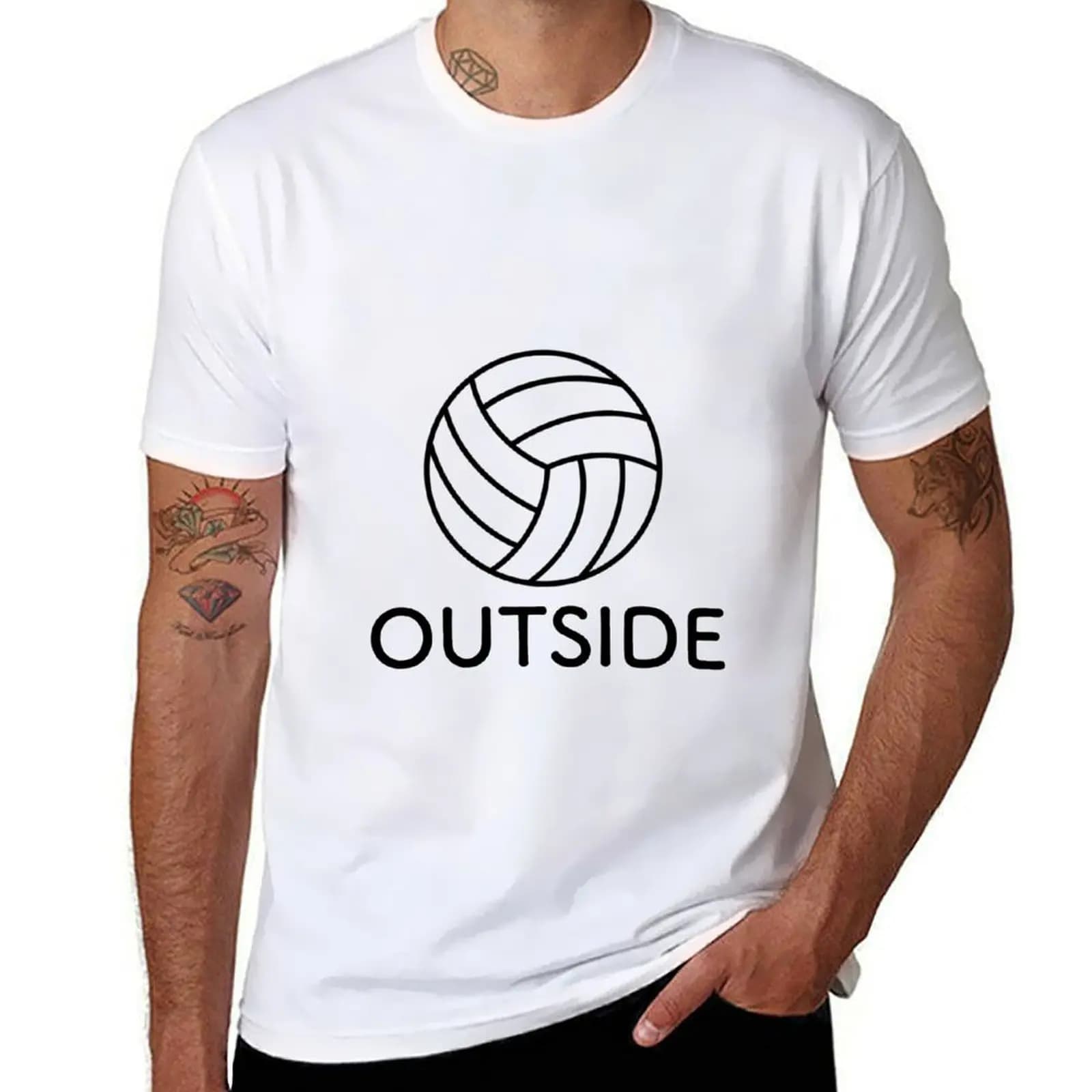 Outdoor Volleyball T-shirt, convenient T-shirt for everyday use