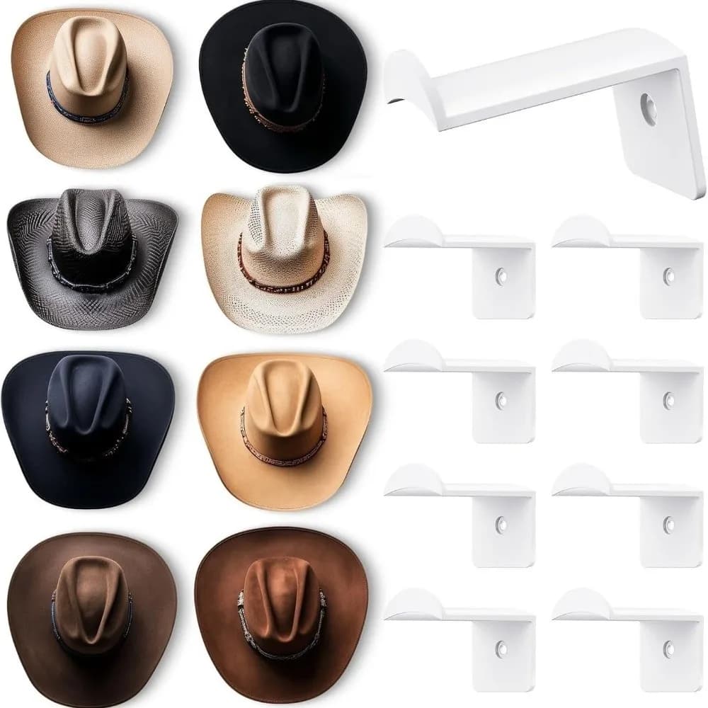 Portaoggetti multifunzionale per cappelli a parete Appendiabiti semplice e moderno Gancio decorativo in plastica Organizzazione domestica