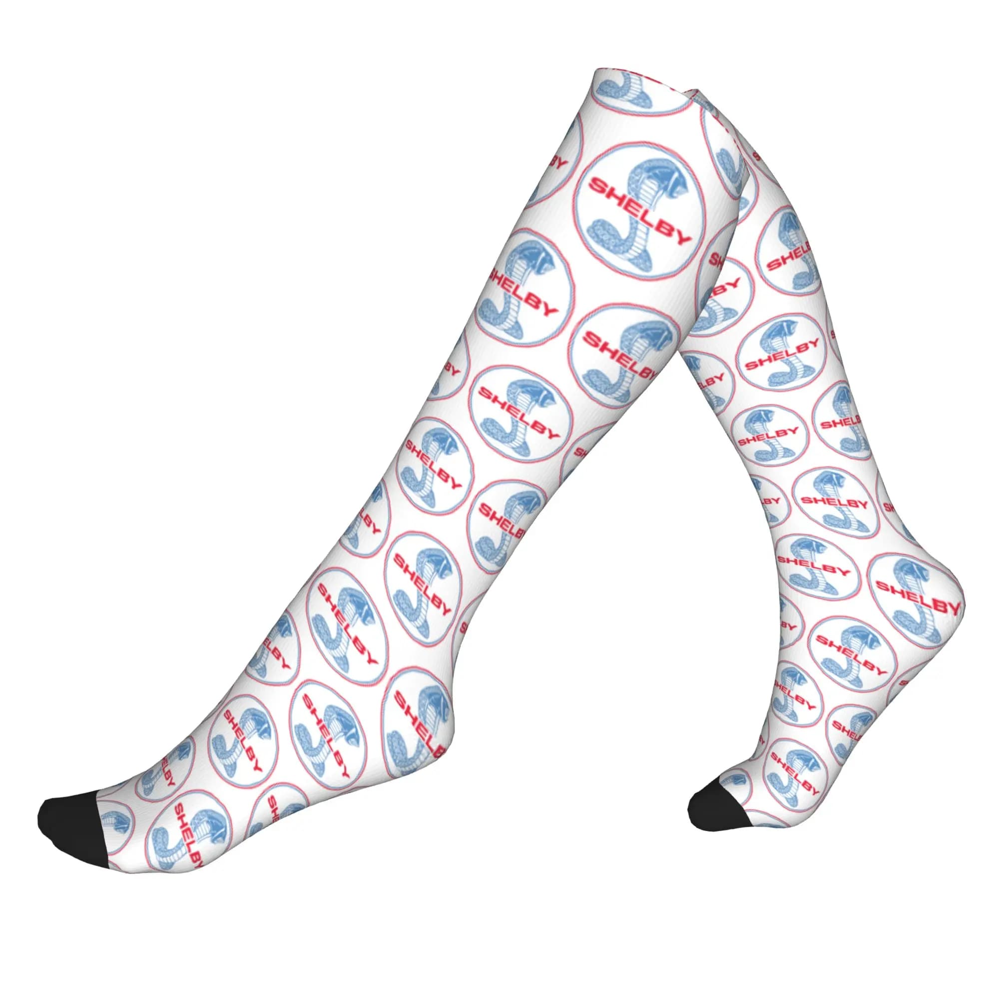 Shelbys Cobra Calzini sportivi da uomo a compressione, unisex, carini, per primavera, estate, autunno, inverno