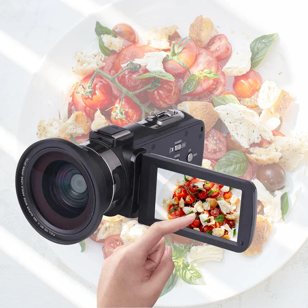 Videocamere digitali DV sportive 4K con videocamera fotografica con uscita HD
