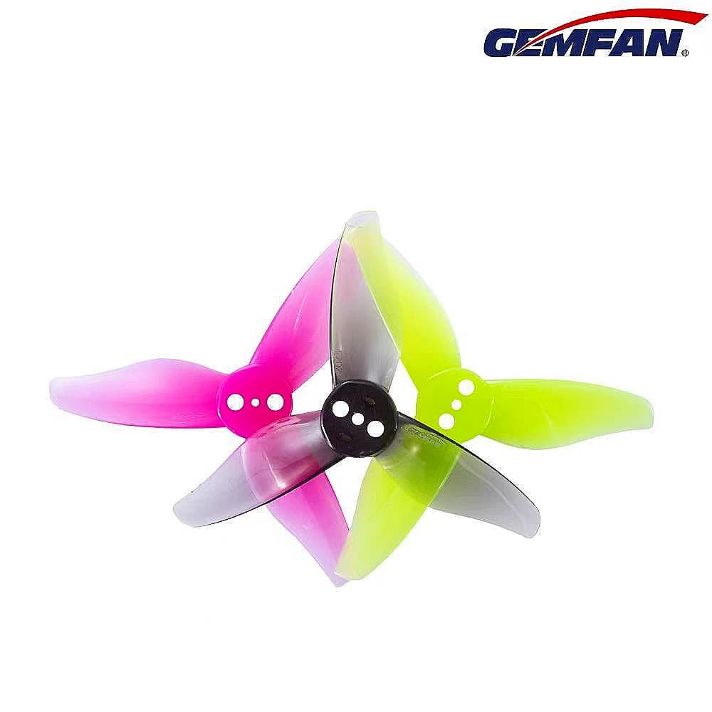 4 pairs Gemfan Hurricane 2023 2x2.3x3 propellers toothpick 3 blades for drones RC FPV Racing Freestyle 1mm 1.5mm Available options