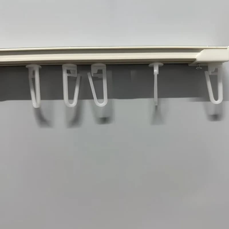 Ganci per binari per tende scorrevoli da 85 pezzi, silenziosi, in plastica resistente, per tende divisorie per porte e docce
