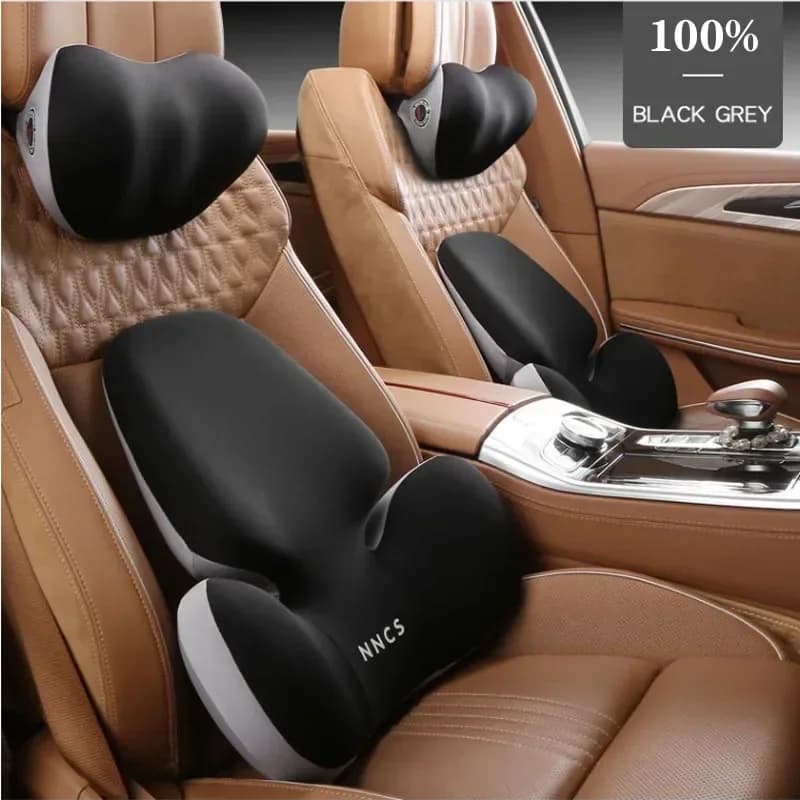 Supporto lombare per auto Cuscino per il collo Supporto per la vita Cuscino per il sedile Cuscino lombare per ufficio Cuscino per poggiatesta in memory foam Cuscino di supporto lombare