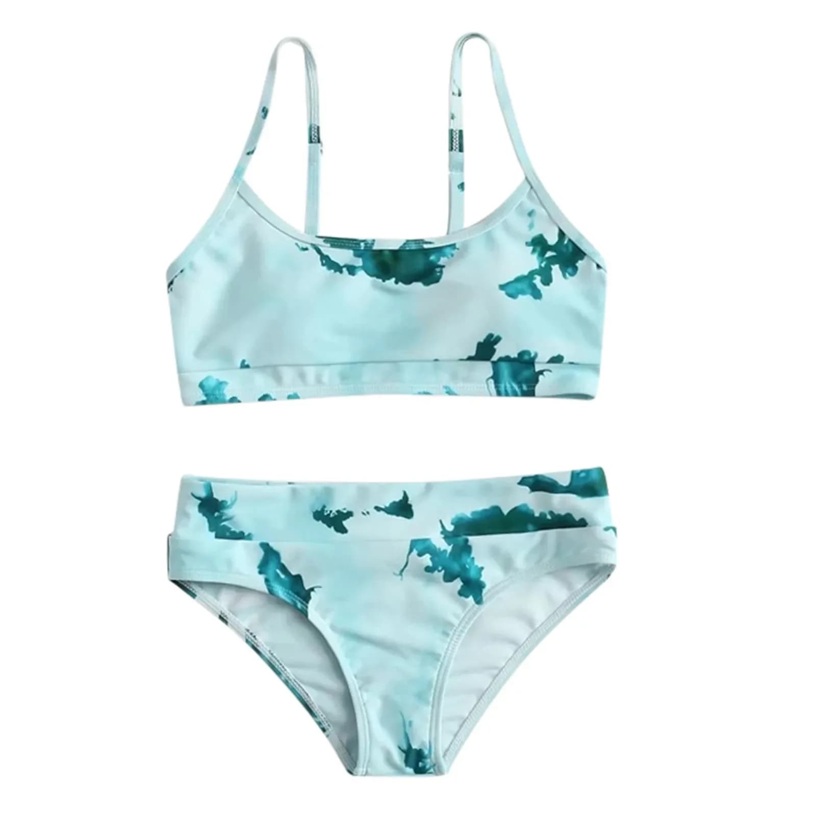 Stampa a righe ragazze costumi da bagno bikini Set ragazze 2 pezzi costume da bagno Biquini ragazza tankini bambini costumi da bagno bambini costume da bagno
