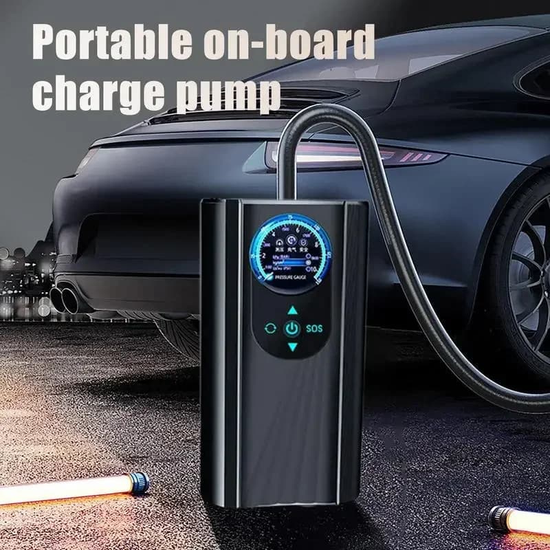 Pompa di gonfiaggio per pneumatici per auto 12V Mini pompa ad alta precisione Pompa gonfiabile elettronica a gonfiaggio rapido per moto auto bici amagi
