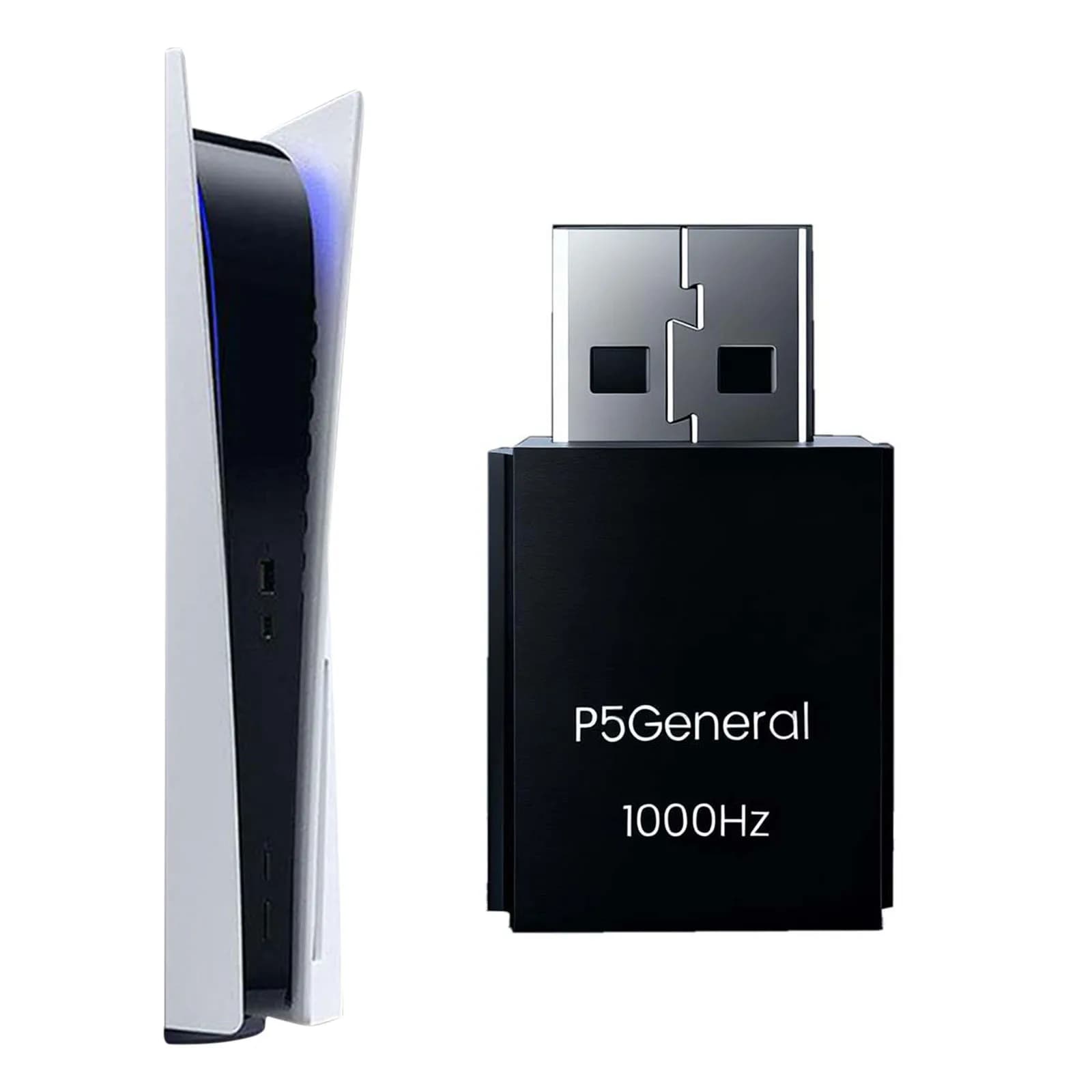 Convertitore Gamepad P5 Generale con Ricevitore USB e Convertitore di Gioco Bidirezionale a 1000Hz per Tastiera Raspberry Pi e Altro