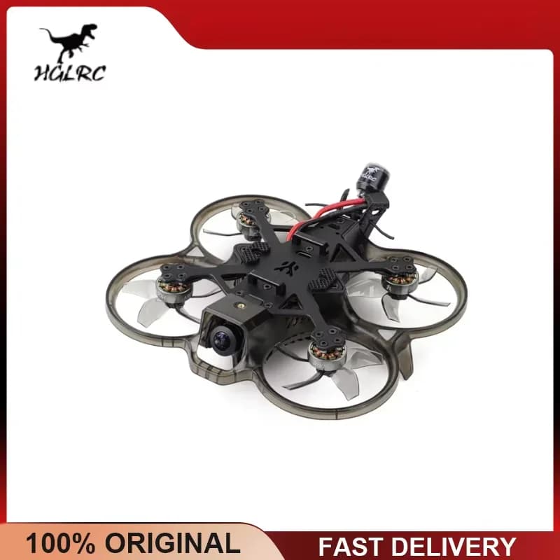 HGLRC Talon 2" Cinewhoop FPV O3 HD Drone, SPECTER 15A AIO 1303.5 5500KV Motor, Mini Aerial Video RC Quadcopter Toy