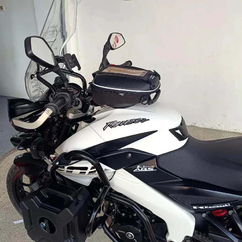 Borse da serbatoio per Kawasaki Bajaj Pulsar NS 125 160 200 400 RS Bagagli impermeabili Anello di bloccaggio rapido Parti Borsa degli attrezzi Zaino Moto