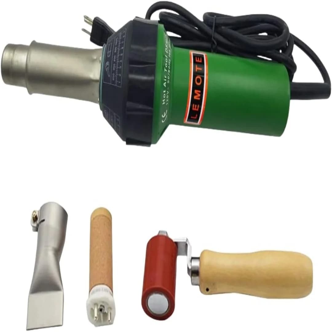 Pistola ad aria calda Torcia per saldatura Pistola termica Saldatore in plastica Kit saldatore per coperture