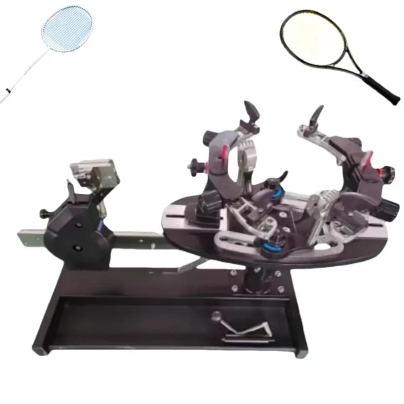 Macchina per Incordatura Manuale T202 a Doppio Uso per Racchette da Tennis e Badminton, Macchina per Tensionamento Corde Racchette
