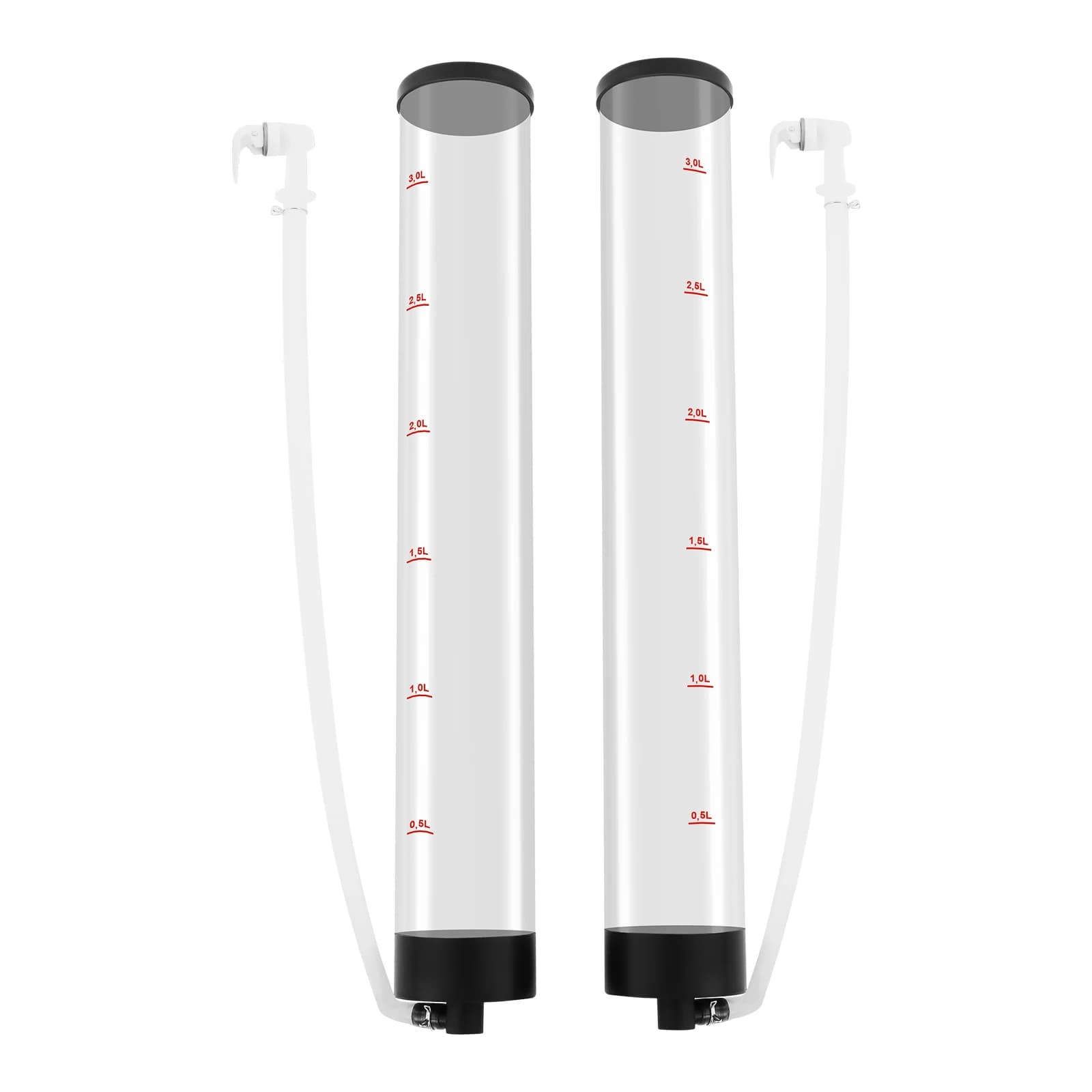 Dispenser per bevande a doppio contenitore da 6 litri con sacchetto a rete per vino, birra, latte, succhi e si applica ai ristoranti, feste, discoteche