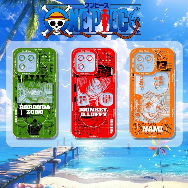 Cover per Xiaomi Mi 11T 14T 13T 12T 15T Pro Max, Xiaomi 17 Ultra 15 14 13 12 11 Lite 5G NE con stampa One Piece Monkey D. Luffy