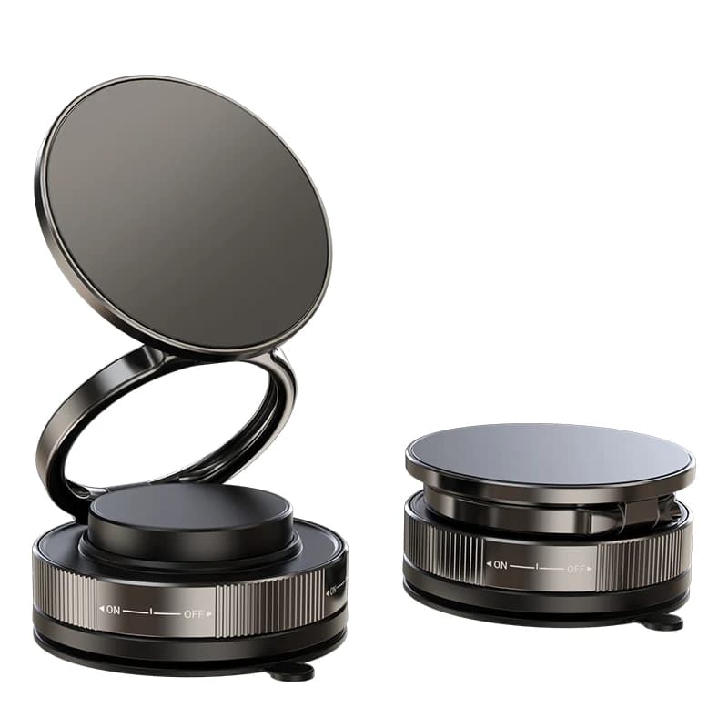 luyuan Staffa di rotazione a 360 gradi Supporto Stong Magneti Ventosa per vuoto Supporto magnetico per telefono per auto