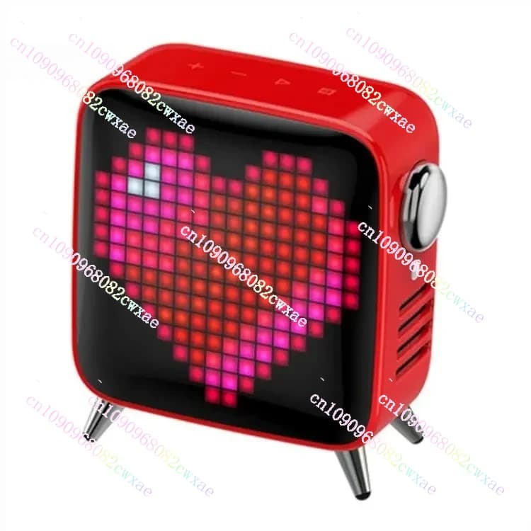 Divom Tivoo Max Pixel Altoparlante Bluetooth wireless Orologio meteorologico Sveglia Controllo APP mobile Audio