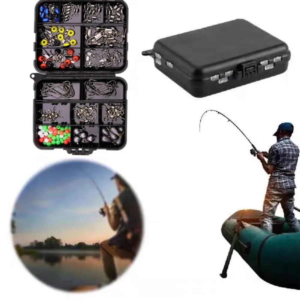 Bag Box, Fishing Equipment Box, Spine and Clip Set, ABS Portable Box for Fishing Needles