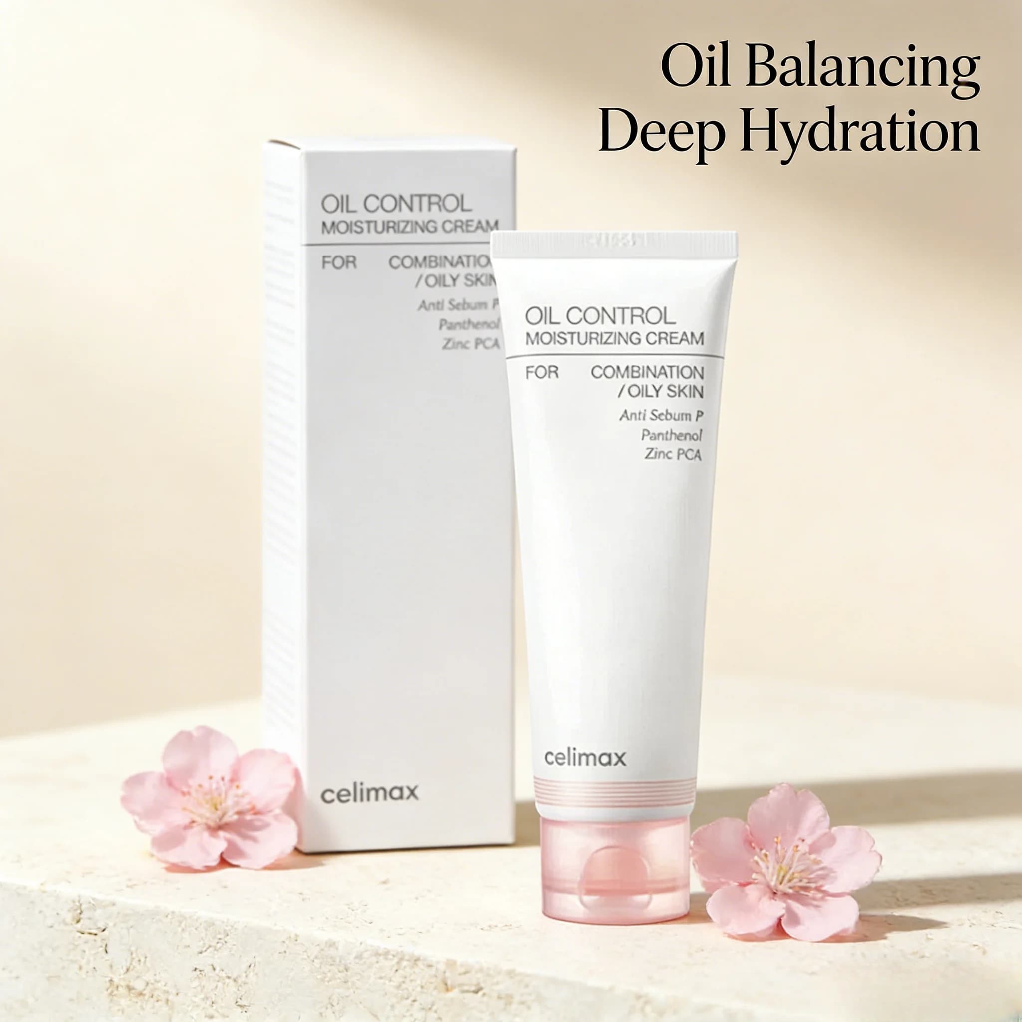 Drying Cream Nutrient Celimax for Sebum Control and Water-Oil Balance, Mixed Skin and Fat Raxing