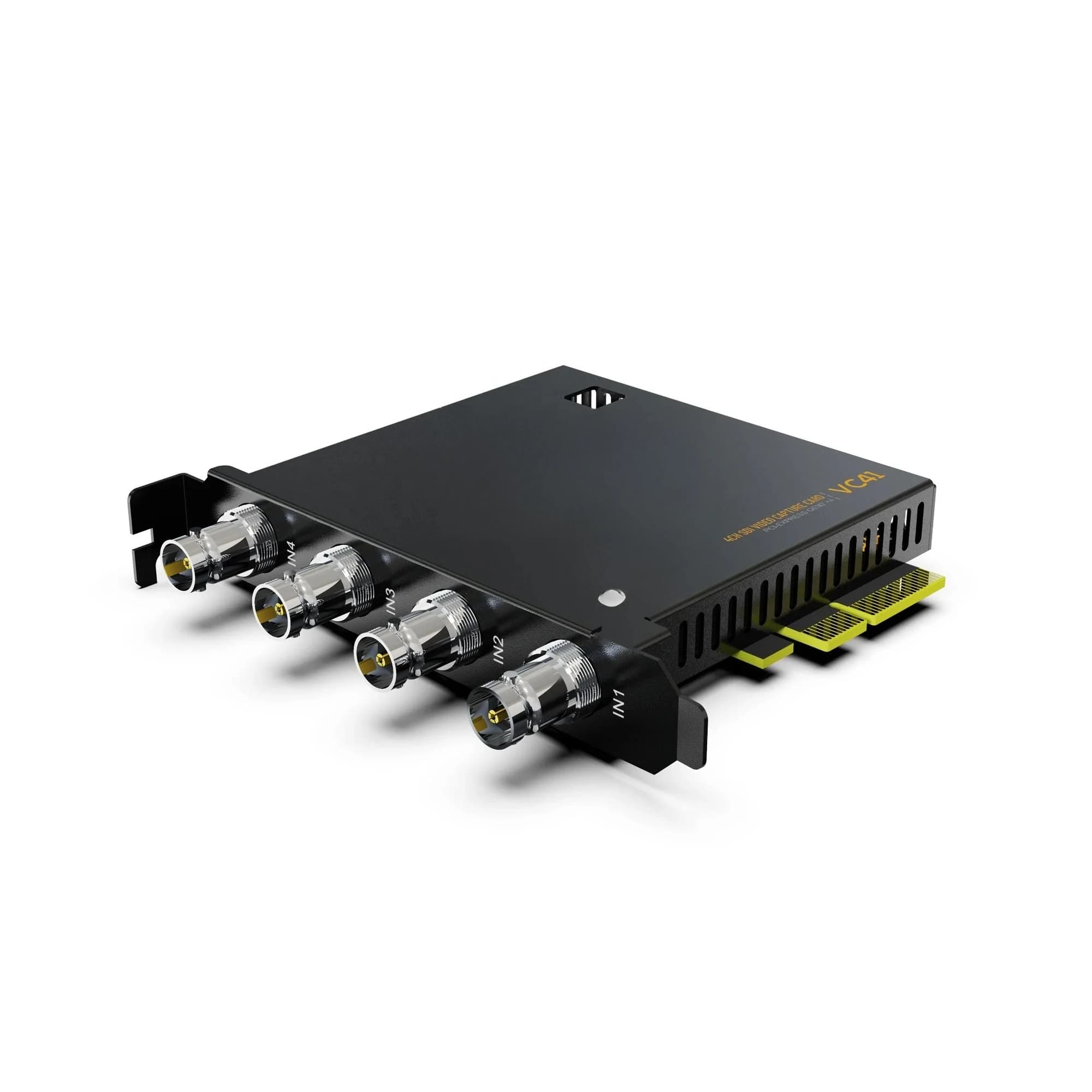 Scheda di acquisizione fotocamera digitale per videogiochi VC41 HD 4 canali PCIe SDI per piattaforma di streaming live