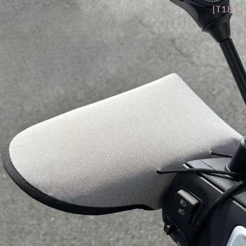 [E] 1Pairs Motorcycle Handlebar Muffs Electric Bike Gloves Handlebar Sun Protection Hand Covers Mesh Riding Gloves