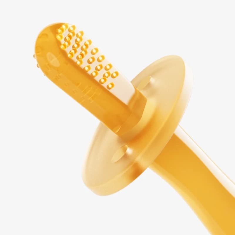 Spazzolino da denti per massaggiagengive in silicone per bambini, massaggiatore per gengive ultra morbido, design per la prevenzione dello soffocamento, essenziale per la dentizione dei bambini