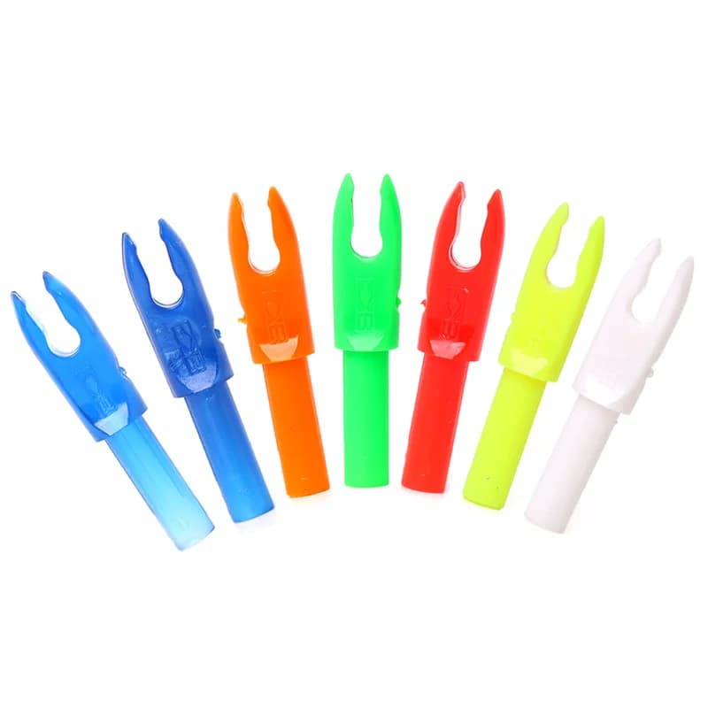 50Pcs Archery Arrow Nock ID4.2mm Arrow Shaft Double Buckle Insert Arrow Tail for Bow Hunting And Target Practice