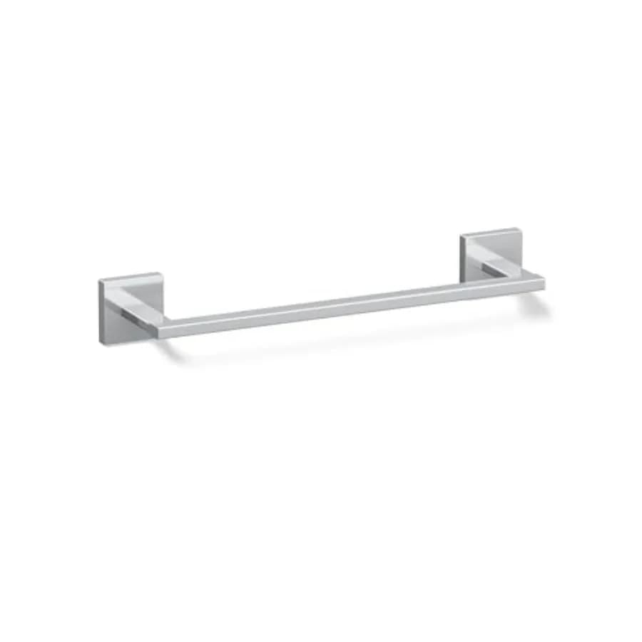 Portasciugamani da bagno, acciaio inossidabile, cromo lucido, design quadrato da 12 pollici per montaggio moderno a parete