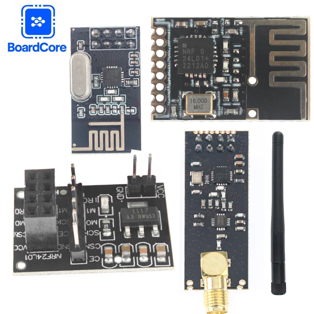 NRF24L01+ 2.4G Wireless Module Data Transmission 2.4GHz NRF24L01 Update Version NRF24L01+PA+LNA 1000 meters for Arduino